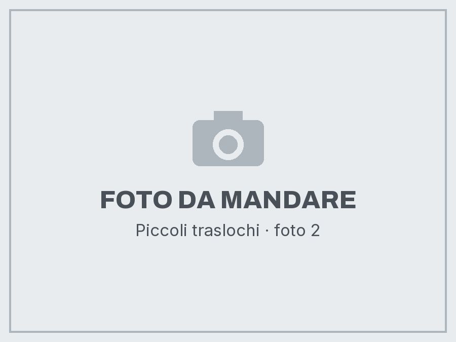 Piccoli traslochi: foto da mandare